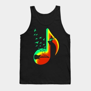 Music Guitar Player Tank Top